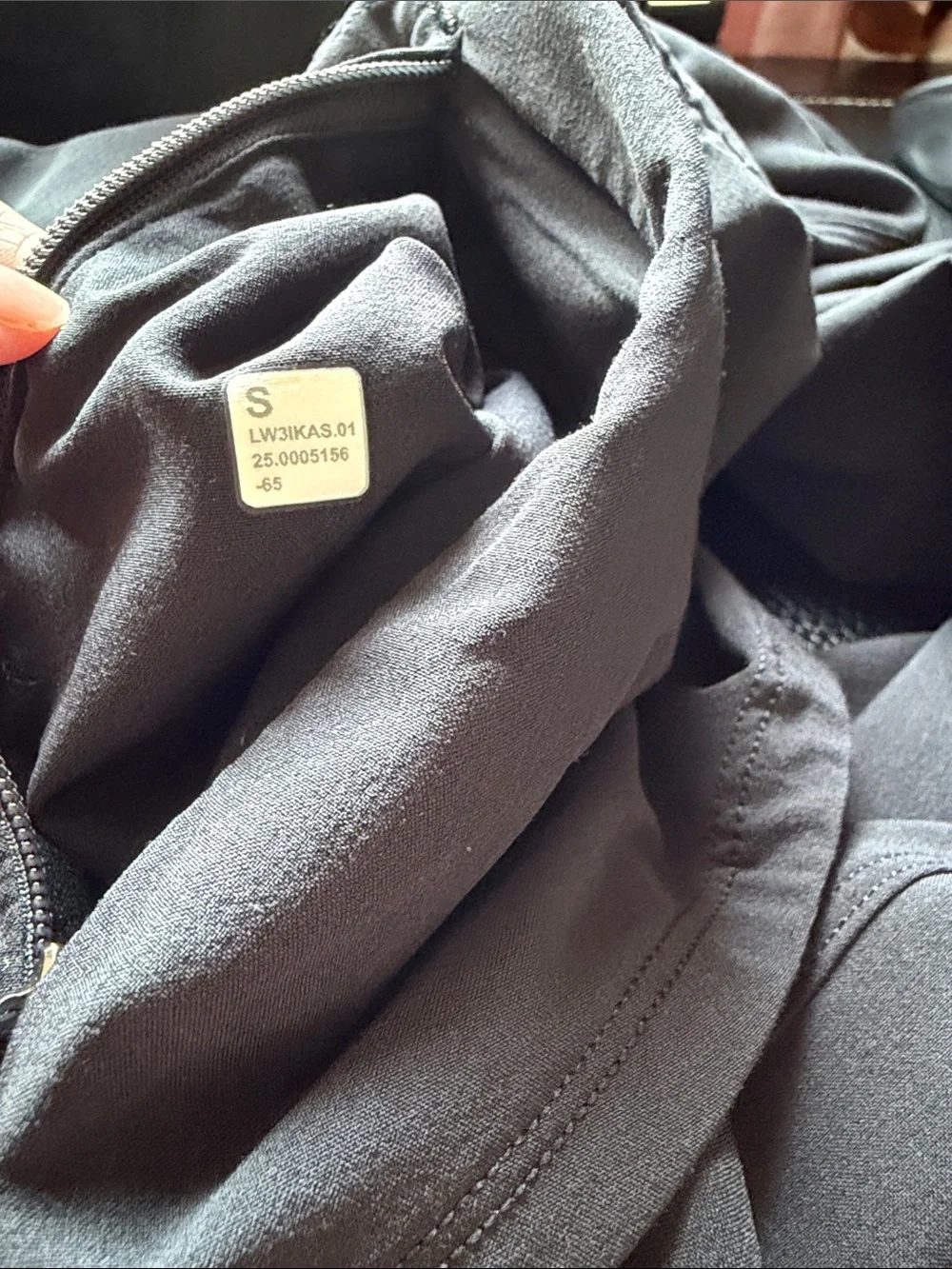 Lululemon UV Protective Cinch Waist Running Jacket Black Lightweight Run Sz S